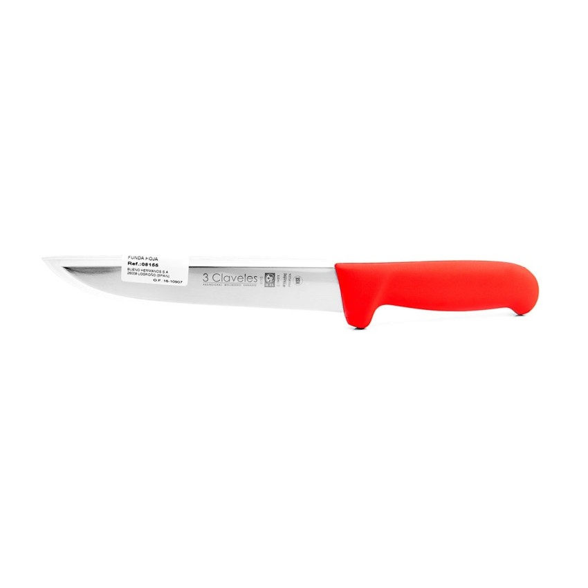 Cuchillo Deshuesar Ancho Proflex rojo