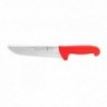 Cuchillo Carnicero Alveolado Proflex rojo