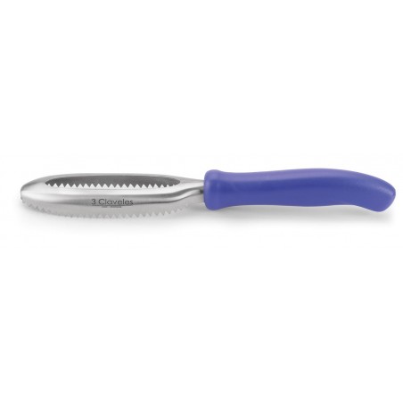 Quita Escamas Profesional Inox Azul Quita Escamas Profesional Inox Azul