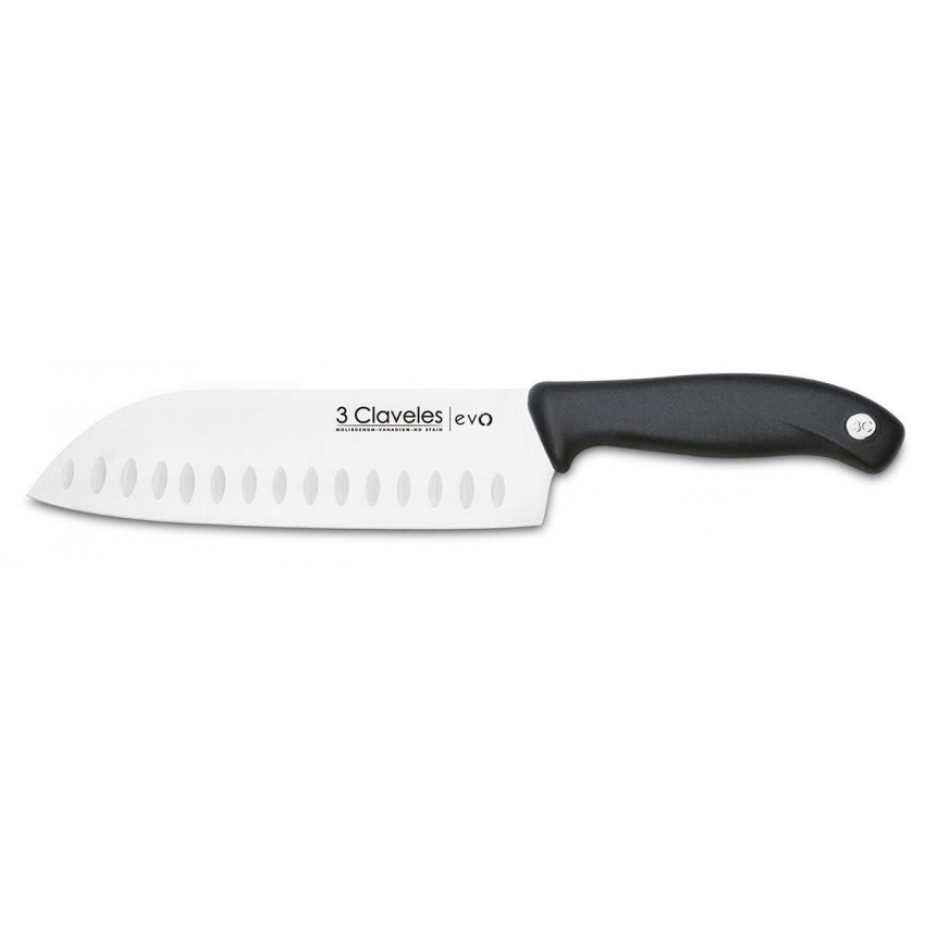 Cuchillo Santoku Alveolado Evo