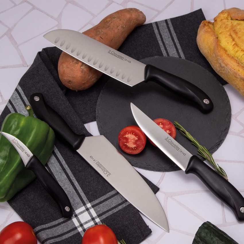 Cuchillo Santoku Alveolado Evo