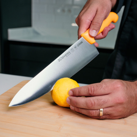Cuchillo Cocinero Cook Amarillo
