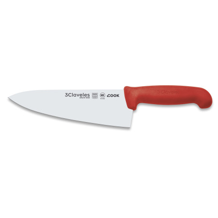 Cuchillo Cocinero Cook Rojo