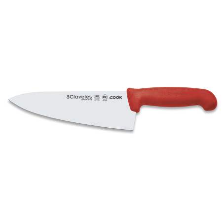 Cuchillo Cocinero Cook Rojo