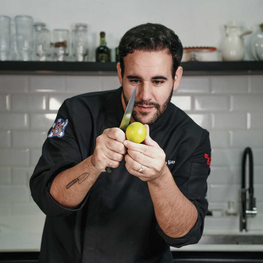 Cuchillo Cocinero Cook Negro