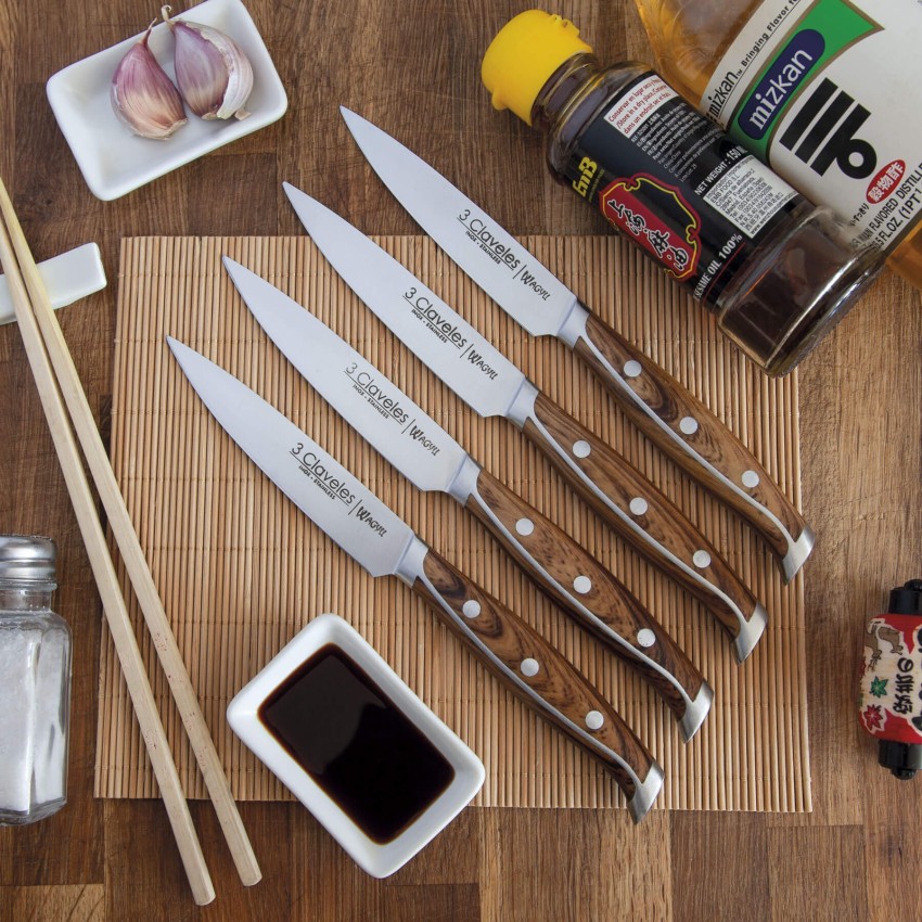 Set 4 Cuchillos Chuleteros Wagyu