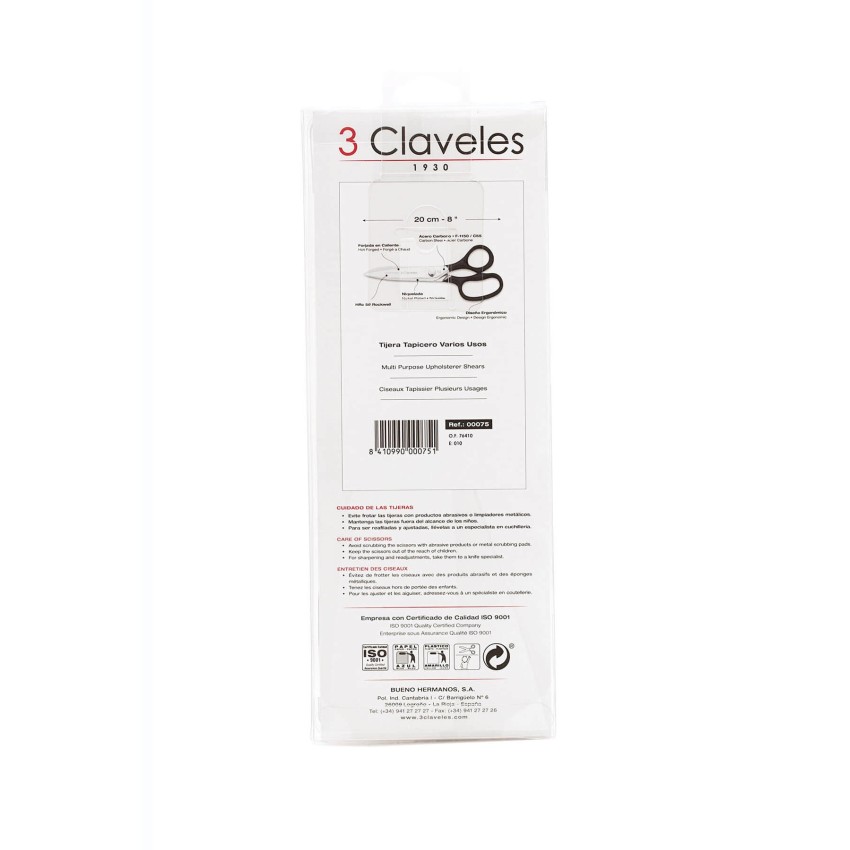 Tijera Tapicero Varios Usos