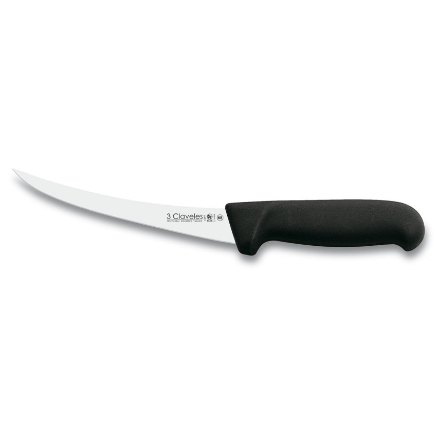 Cuchillo Deshuesar Curvo negro